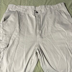 Wrangler Light Gray Cargo shorts for Men